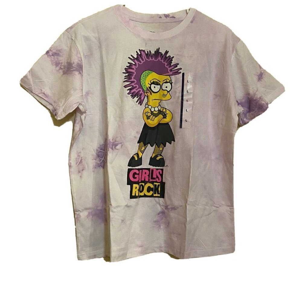 The Simpsons Lisa Simpson T Shirt Womens Large Cotton